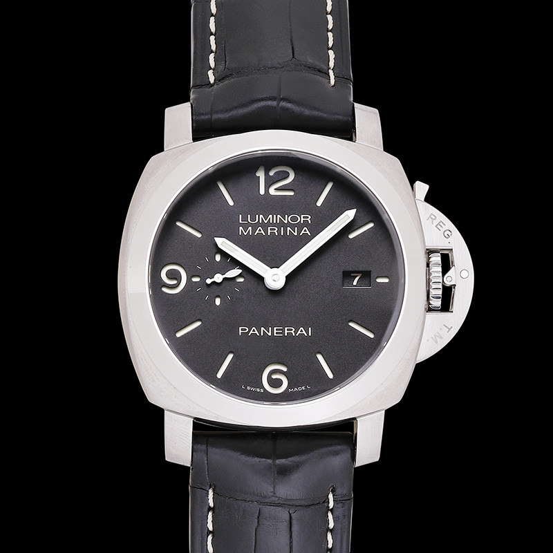 二手沛纳海 luminora marina 1950 黑色 表盘 自动上链 pam00359手表