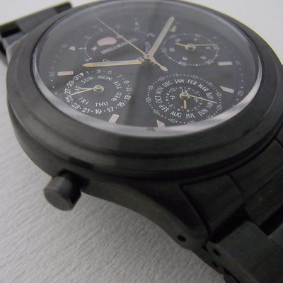 二手shellman grand complication 黑色 6771-t016367ta手表(hk$366)